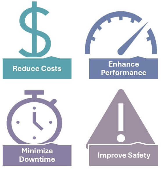benefits of rebuild: Cost effective, enhanced performance, minimized downtime, improved safety
